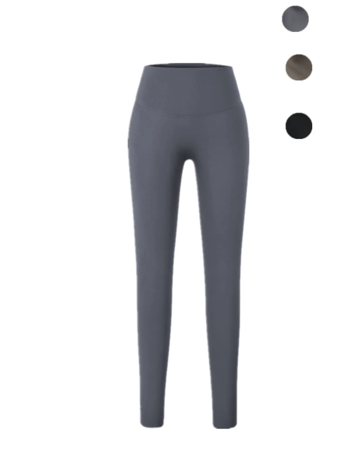 High-Waist Yoga Pants Tight Fit Running Pilates Training ark Skin Pants Butt-Lifting Sports Fitn Trousers Casual Leggings