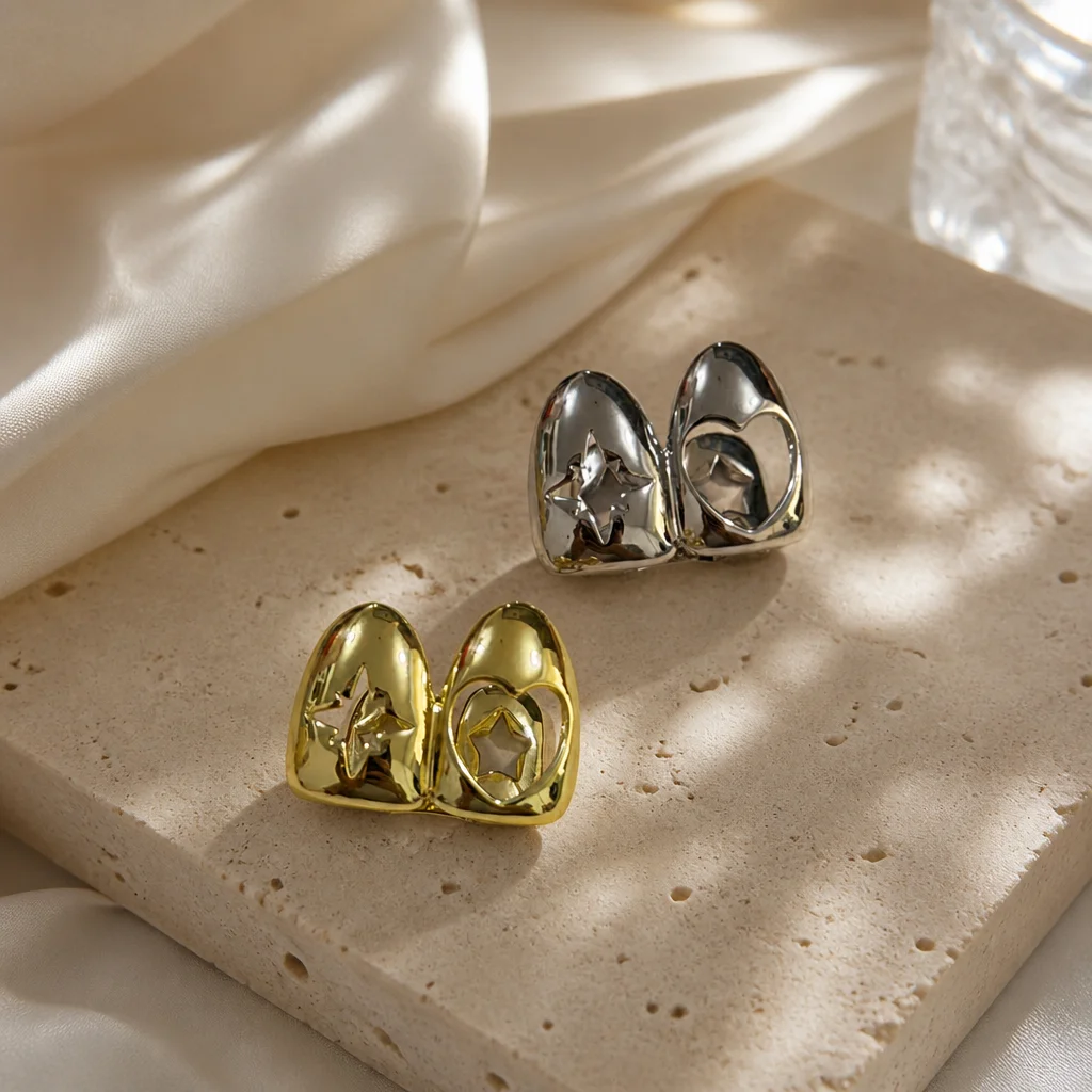 Hip-Hop Love Four-Pointed Star - đánh giá và giá Body Jewelry Unique