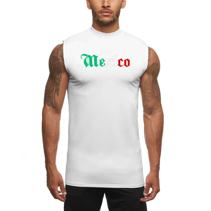 

Compression Shirt Fitness Bodybuilding Tight Mens Quick Dry Gym Sports Summer Fashion Breathable Muscle Sleeveless Singlets