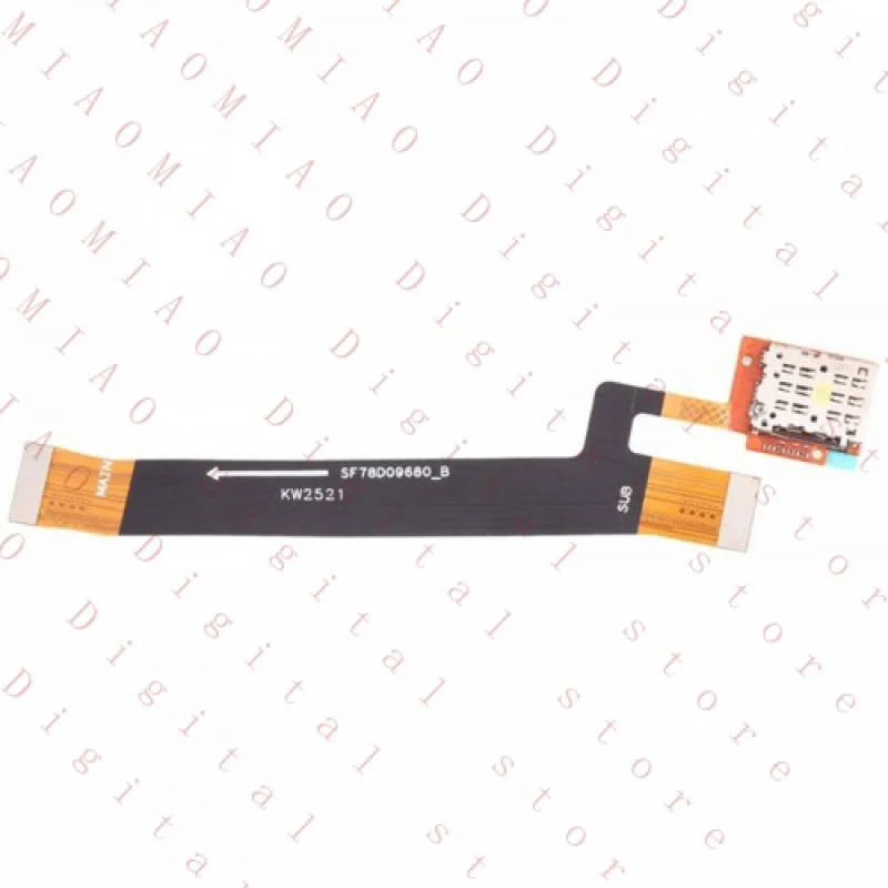 TU  SIM Card Holder Socket with Flex Cable for Motorola Edge