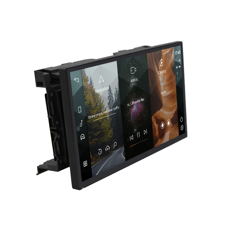 Android Car Head Unit With GPS CD Player TV MP3 4G SIM Support Supports Apple CarPlay For MirrorLink For Bluetooth WiFi 1-Year W