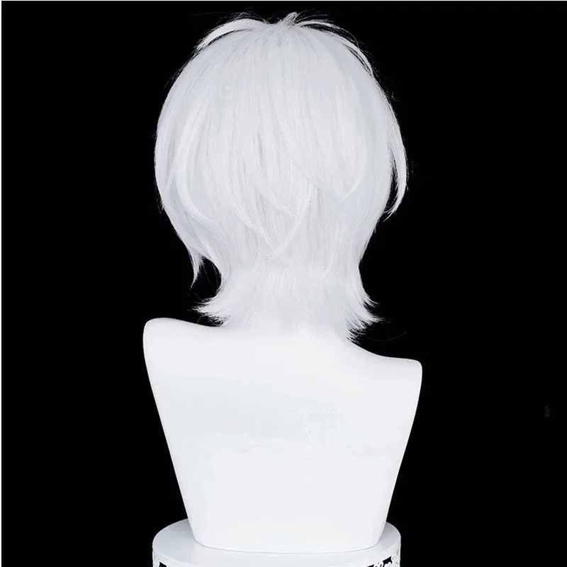 vivi 2025 The Case Study of Vanitas Blue Black Noe Archiviste Silver White Cosplay Wig Heat Resistant Synthetic Hair Wigs + view 4
