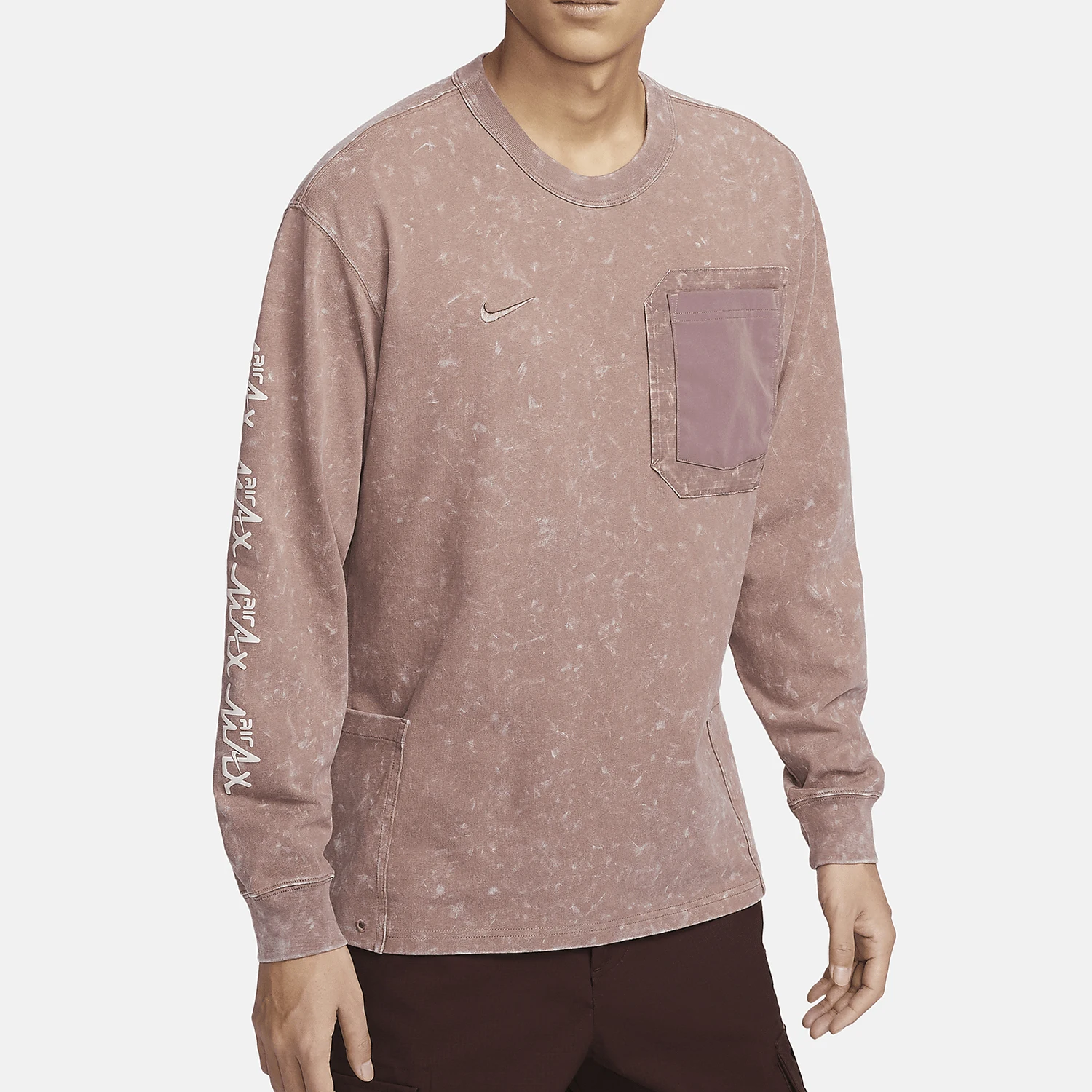 

Nike Genuine 2024 Spring Men's Printed Long Sleeve FZ6563-208