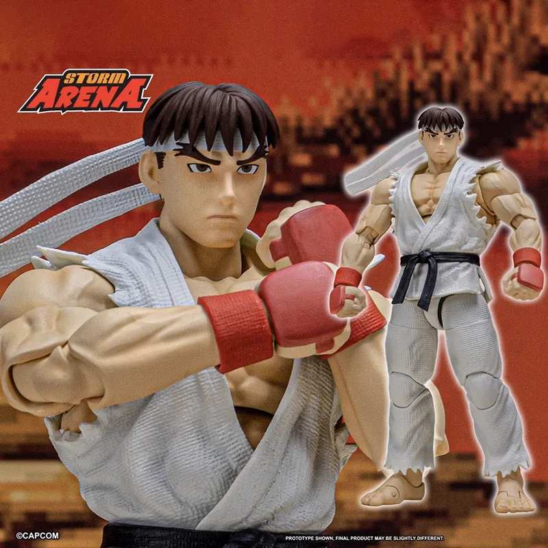 

ST Street Fighter 3 Action Figure Game Ryu Ken Figuras Storm Toys Anime GK Statue Collection Movable Model Doll Gift for Kids