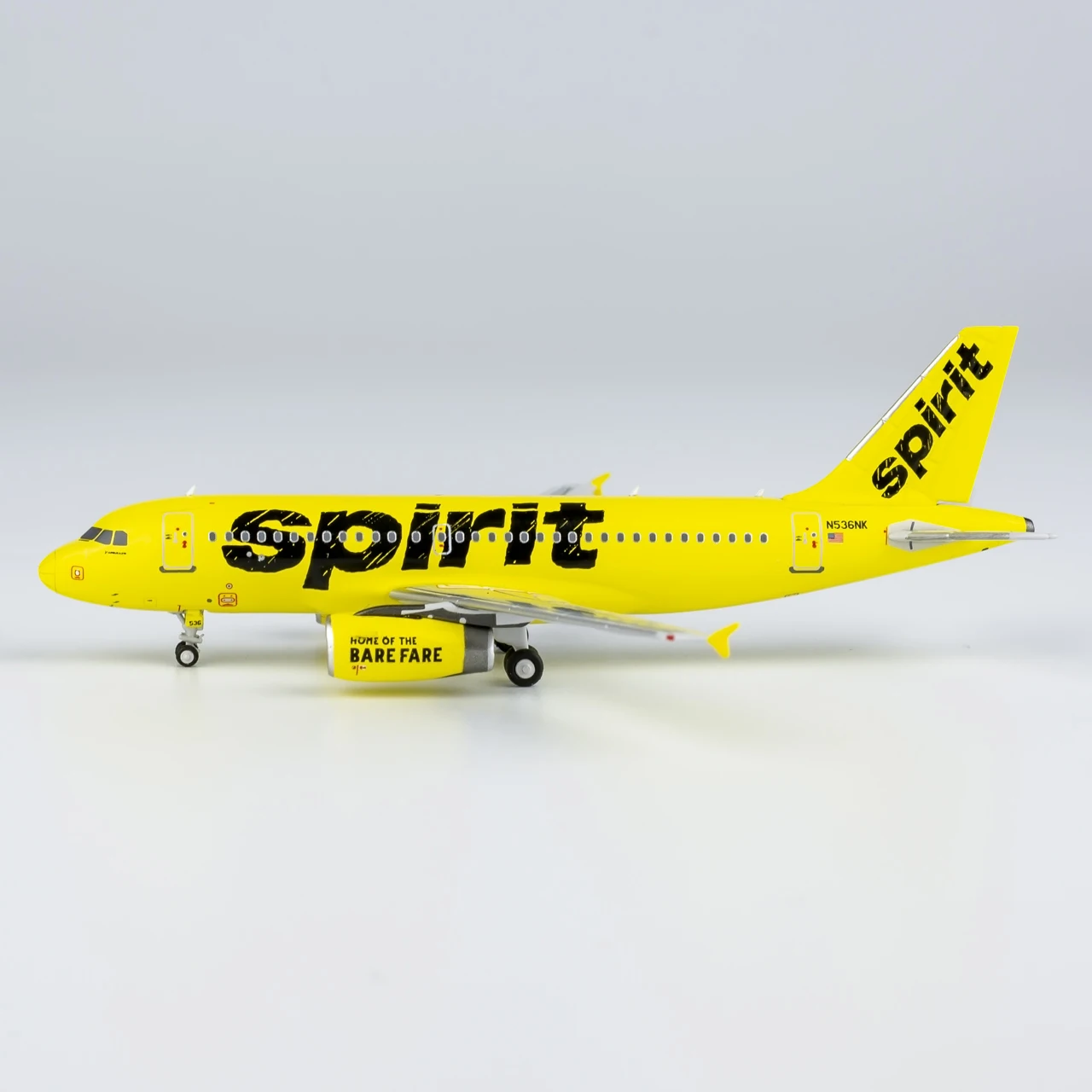 49023 Alloy Collectible Plane Gift NG Model 1:400 Spirit Airlines Airbus A319-100 Diecast Aircraft Jet Model N536NK