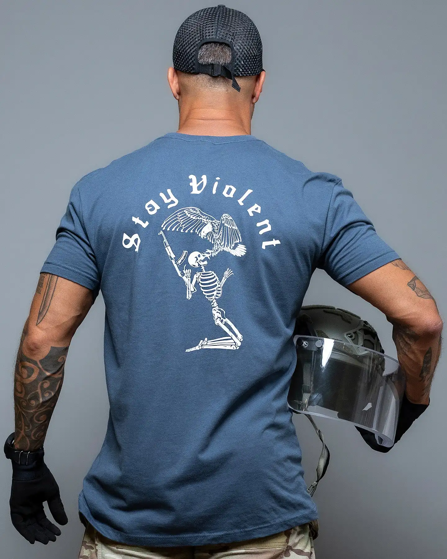 

2026 Stay Violent _ Breathable T-shirt - Suitable for Sports Wear Pure Cotton