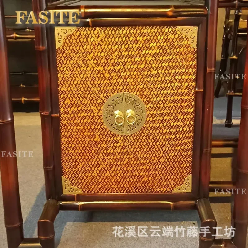 For Handmade Bamboo Painting Table Calligraphy Desk New Chinese Antique Ming Style Simple Writing Book Table Furniture