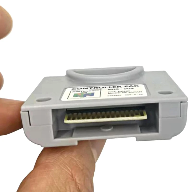 1 buah Cartridge kartu memori ekspansi baru untuk N64 Controller Pak (NUS-004) penggantian menghemat kemajuan Game N64 Anda