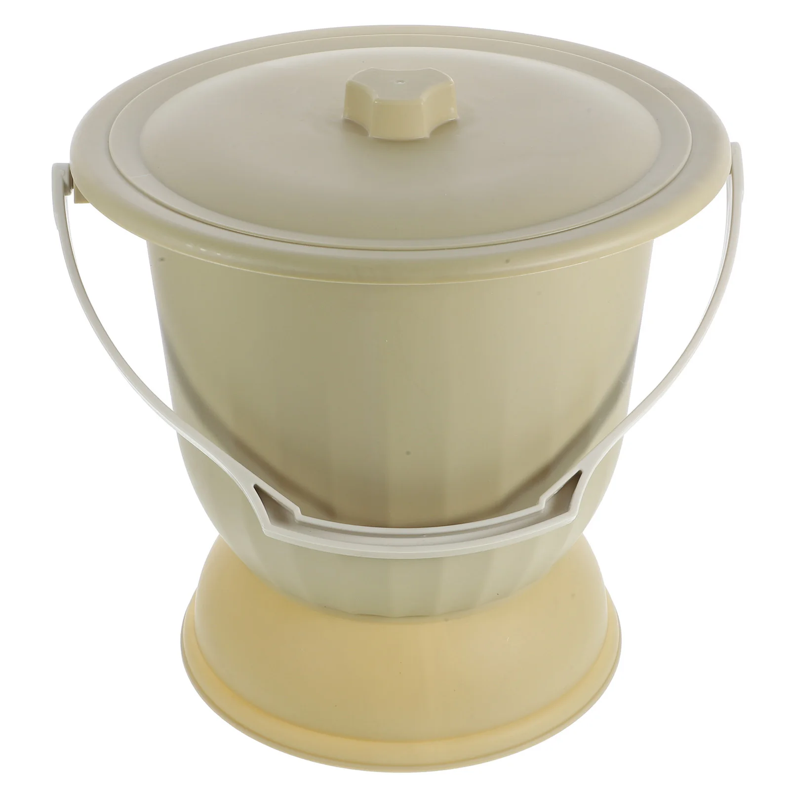 المبصقة البلاستيكية المحمولة مع غطاء دلو البول للبالغين المسنين المعوقين الحوامل السفر وعاء غرفة مريحة