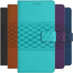 Fantastic Grid Case For Samsung Galaxy A33 A34 A35 A36 A40 A41 A42 A50 A50S A51 A52 A52S A53 A54 A55 A56 5G Wallet Cover #OAA