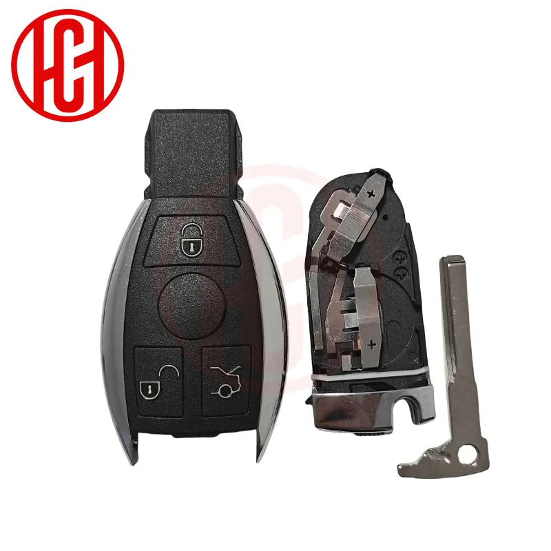 Smart Car Key Replacement Case For Mercedes Benz NEC C E R S CL GL SL CLK SLK Old Type With Battery Holder Car Key Shell