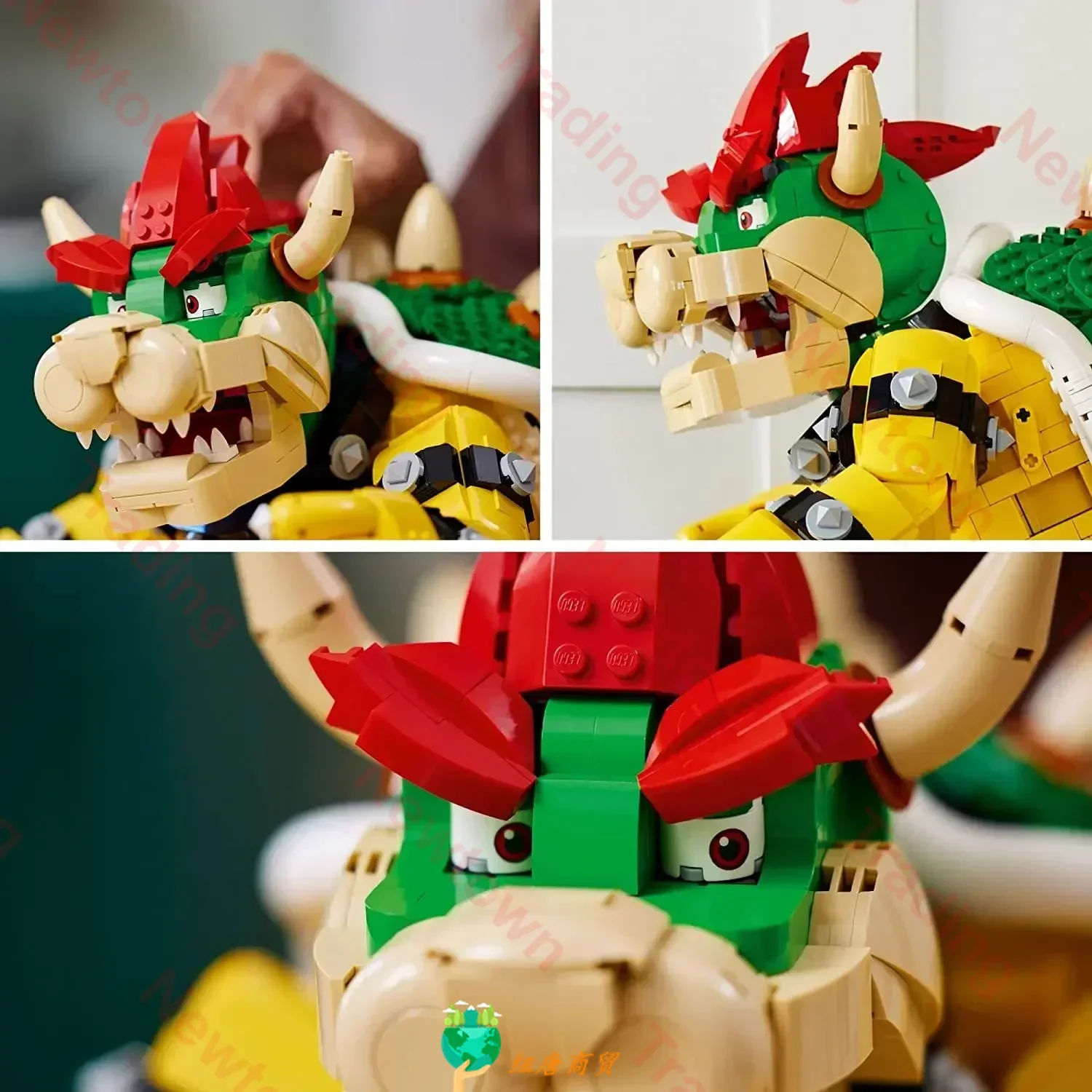 In Stock Popular Toys Mighty Bowser Compatible 71411 Model Building Projects Adults Kids Gifts Action Figure Collectible Gifts