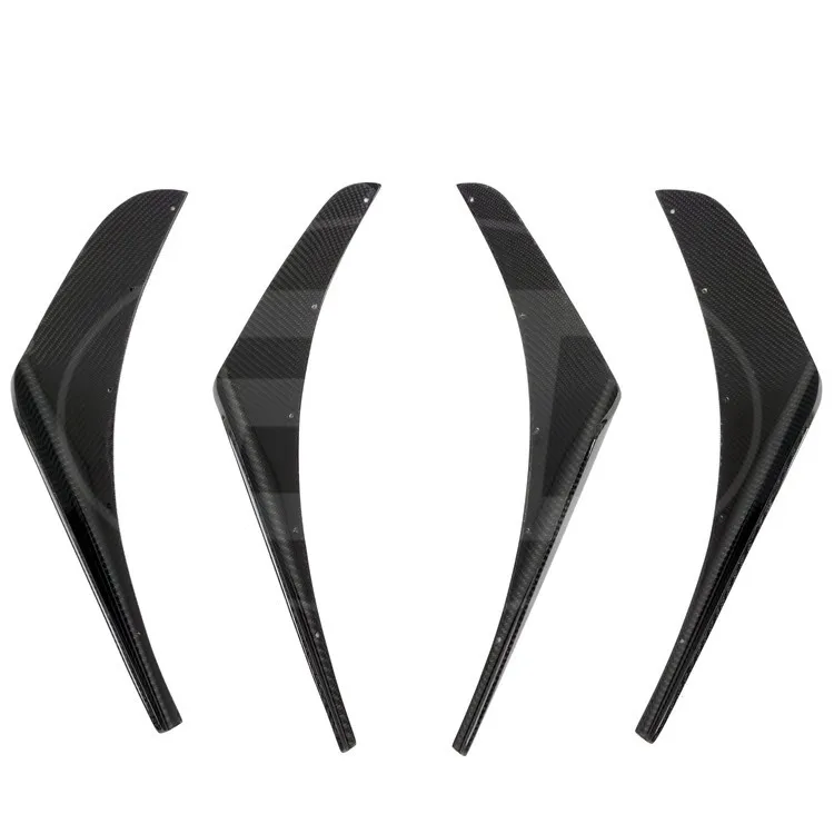 

VEX STYLE CARBON FIBER FRONT BUMPER CANARDS (4 PCS) for 2001-2007 MITSUBISHI LANCER EVOLUTION EVO 7-9