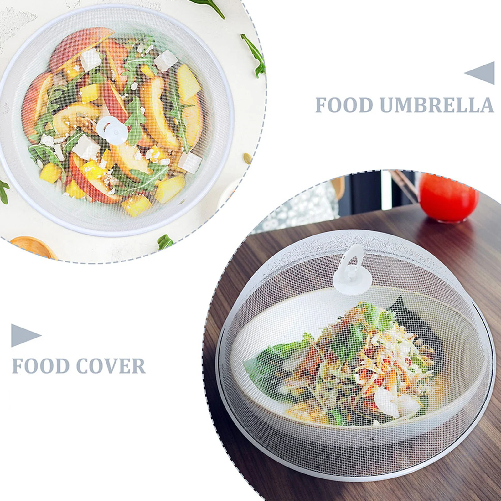 

2Pcs Dustproof Food Covers High-Quality Kitchen Supply Insect Prevention Protective Tents Food Cover Kitchen Supply