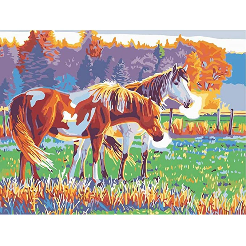 

Diy Diamond Embroidery Horse 5D Diamond Painting Animal Full Square Drill Picture Rhinestone Mosaic Cross Stitch Home Decoration