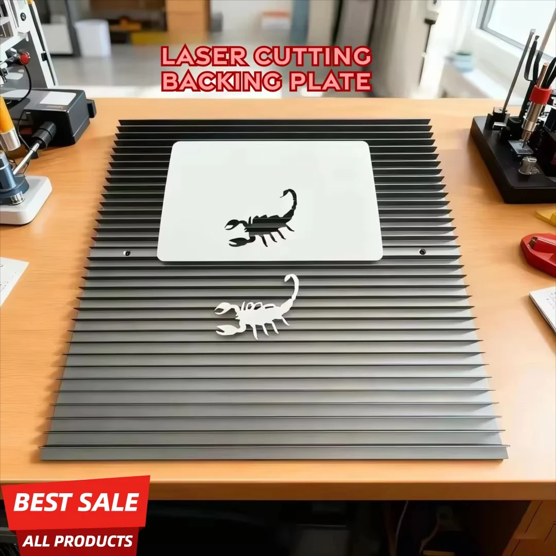Laser Engraving Machine Accessory Kit OEM Polished Square Manual Wood Acrylic Metal Cutting Tools Honeycomb Panel Backing Plate