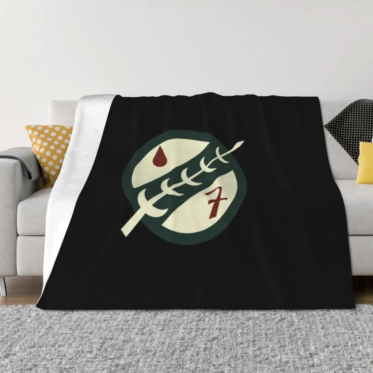 

Boba-Emblem-1 Throw Blanket Soft Beds Custom Designers Luxury Designer Blankets