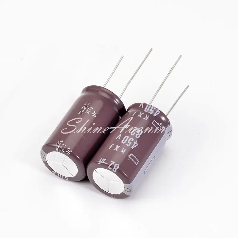 10 шт. 450V82UF CY 18*30 Алюминиевые Электролитические Конденсаторы KXJ 16*40 18*30 высокая частота длительный срок службы Новый оригинал