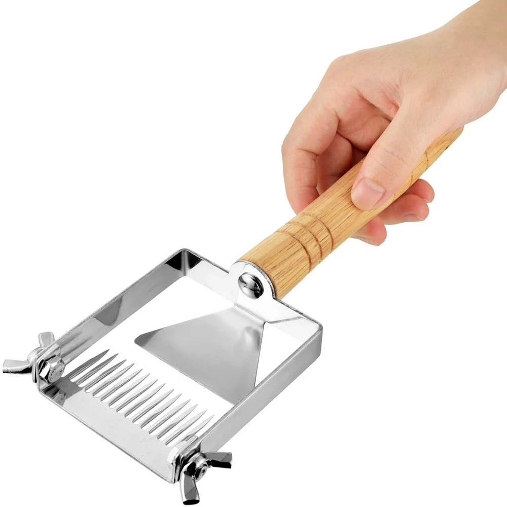 

100 Pieces Pack Stainless Steel Flexible-Head Uncapping Scraper Apiculture Honeycomb Beeswax Removal Tool for Beekeeping