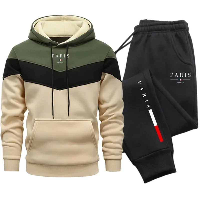 2026 Men's Tracksuit Printing Casual Hoodie Sweatshirts Outdoors Sports Jogging Clothing Autumn Winter Daily Quality Sportswear