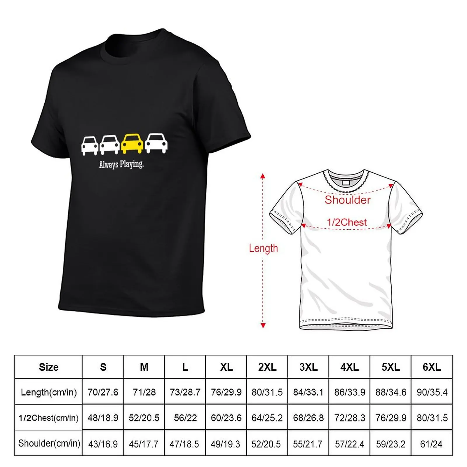 Cabin Pressure - Always Playing Yellow Car T-Shirt for a boy anime stuff t shirts for men graphic