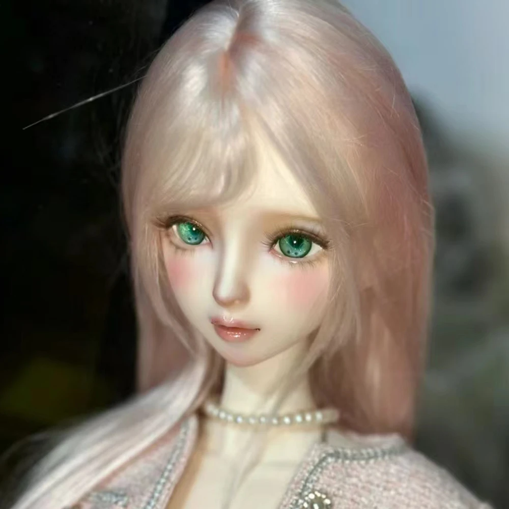 

New 1/3 BJD Doll Head No Makeup Resin Material Girl Doll Head DIY Doll Accessories Girl Head No Makeup Toys Gift