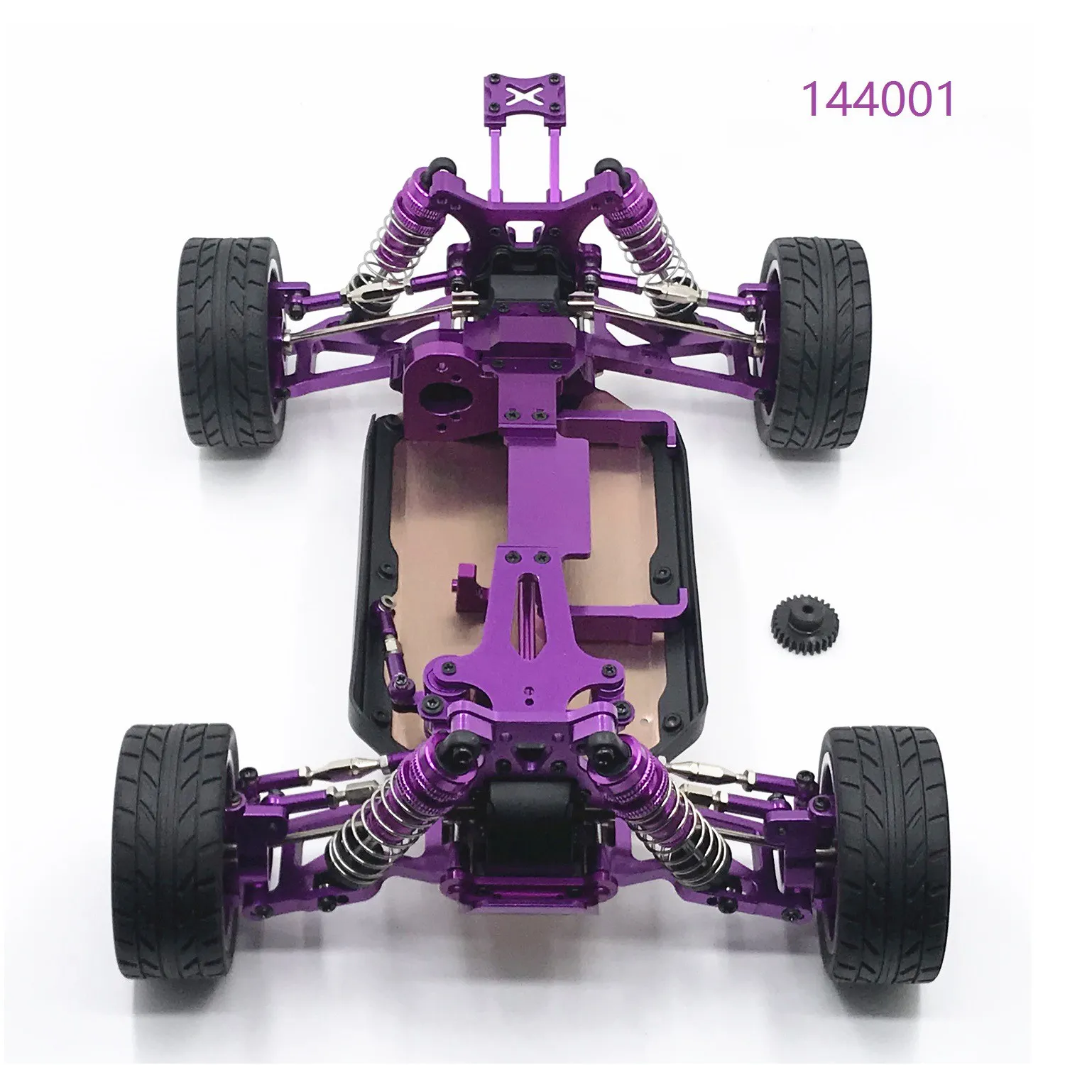 

WOWFU-RC Car Metal Motor Mount Holder For Wltoys 124019 124018 144001 RC Car Spare Parts Upgrade Accessories