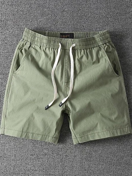 

Retro Japanese Sle Men's Slim Fit Straight Leg ort Pants Summer Thin Elastic Sports Workwear Casual Pants Youth Vitali