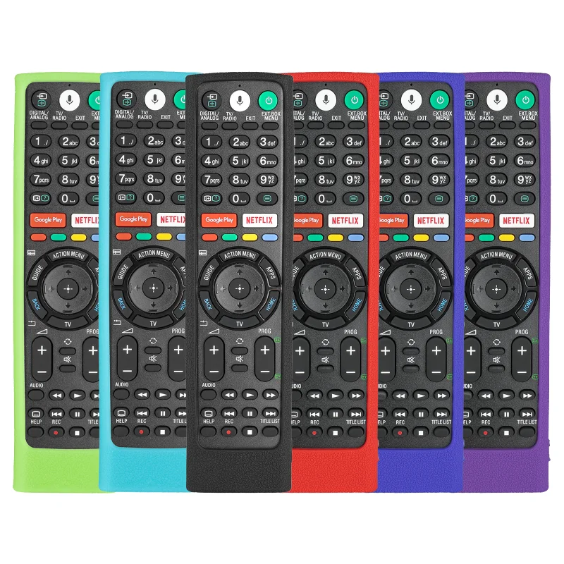 Funda de Silicona para Control Remoto Compatible con Televisores Sony Smart LCD/LED/3D RMT-TX100D RMT-TX102D RMT-TX300E RMF-TX310E RMF-TX300E RMT