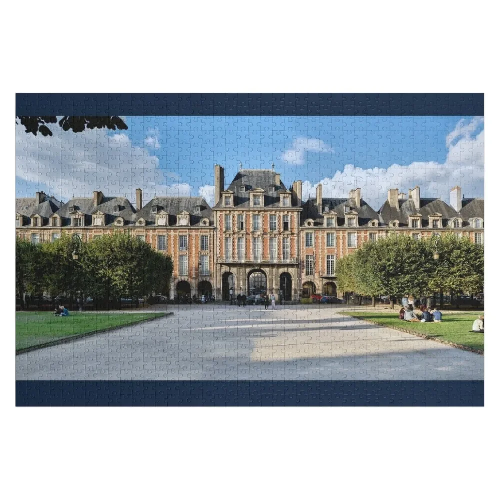 

Place des Vosges Paris Jigsaw Puzzle Wooden Decor Paintings Wood Photo Personalized Adult Wooden Puzzle