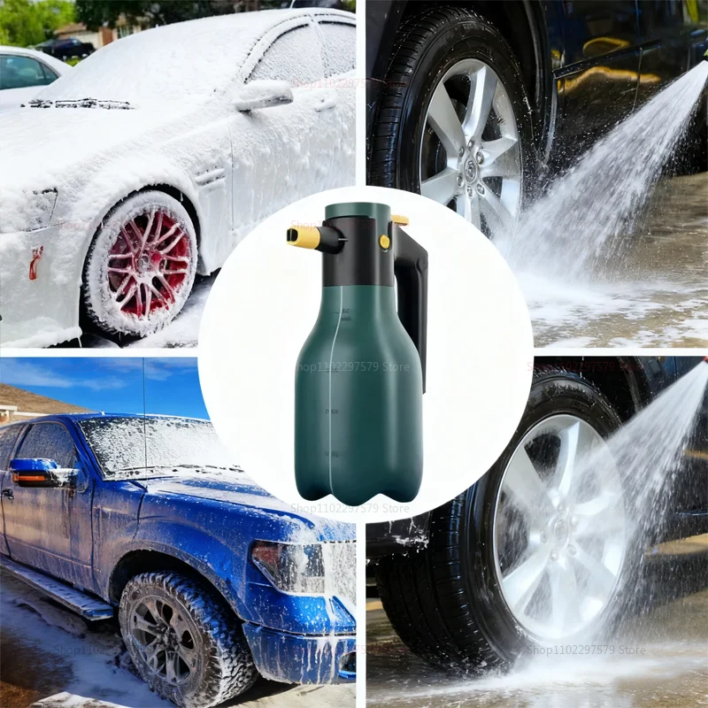 เครื่องฉีดโฟมล้างรถ 2 ลิตร แบบมือถือ ใช้ไฟฟ้า ความจุขนาดใหญ่ เป็นมิตรกับสิ่งแวดล้อม สำหรับทำความสะอาดกระจกและดูแลรักษารถยนต์