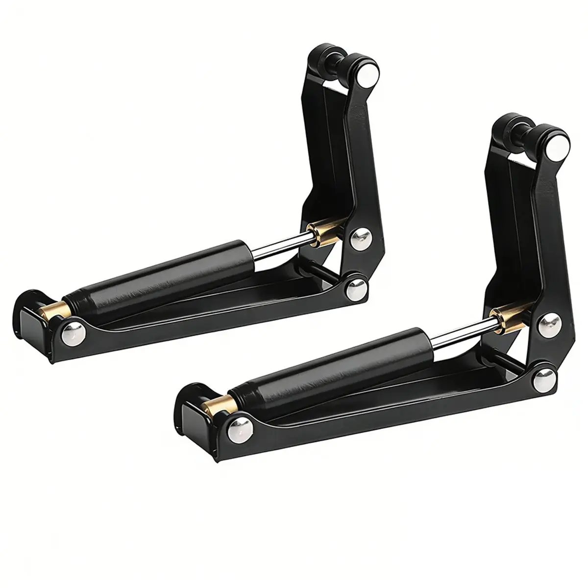 B72ABG 2 Pcs Ultra-Thin Piano Lid Slow Fall Device, External Hydraulic Buffer, Anti-Pinch Hand Protection Built-in Accessory