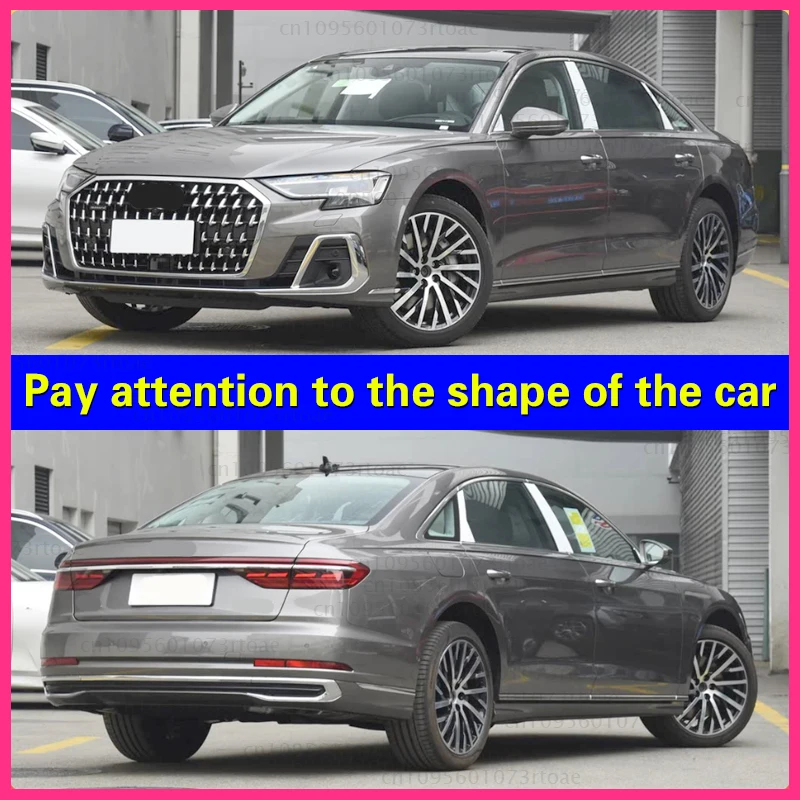 اللوحات الطينية لأودي A8L 2023 2024 واقيات الطين المرنة المضادة للثلج ومضادة للرمل مجموعة واقيات الطين الخلفية الأمامية المكونة من 4 قطع