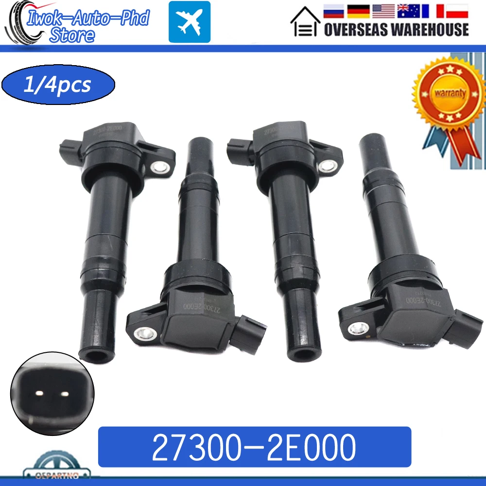 27300-2E000 High Quality Ignition Coil For Hyundai Elantra TUCSON for Kia Forte Soul 2011-2016 1.8L 2.0L 273002E000