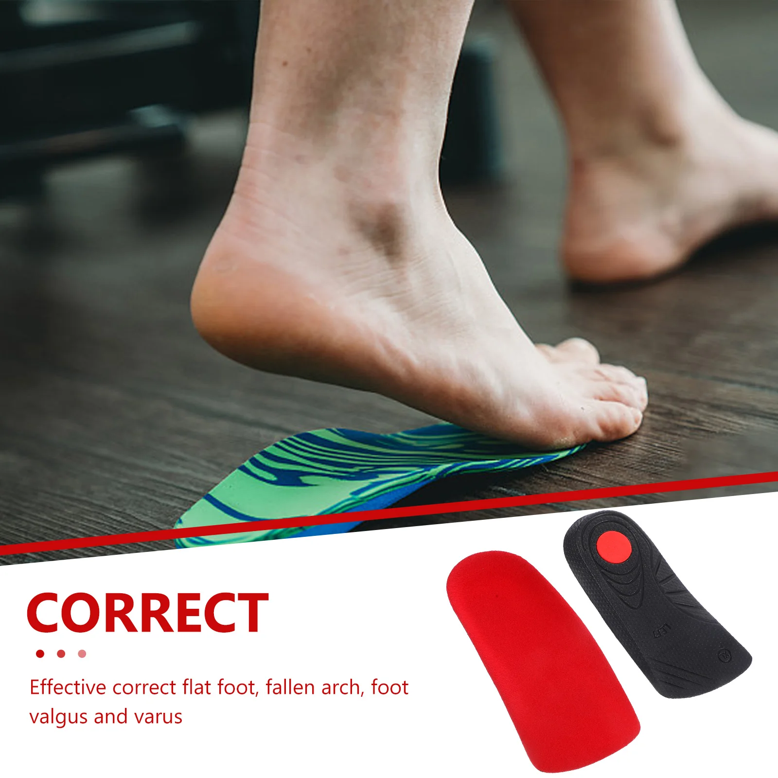 

Shoe Support Inserts for Women Arch Supports Insole Running Shoes Pads Pronation Correction Insoles