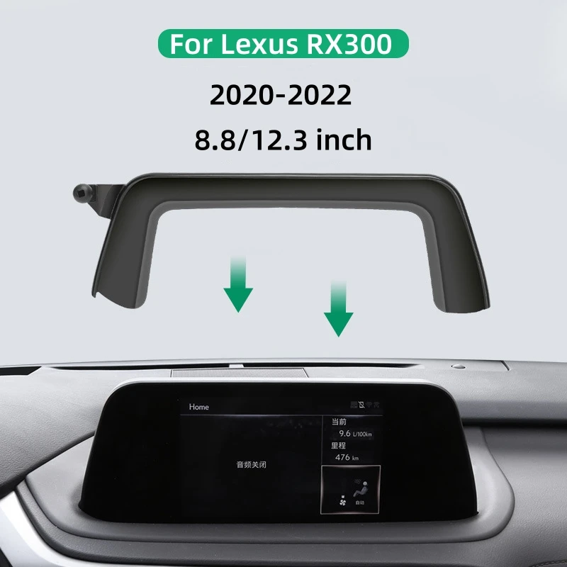 Car Phone Holder For Lexus RX RX300 RX450 450hL RX350L RX450H 2020-2022 8/12.3 inch Screen Car Fixed Navigation Bracket Base