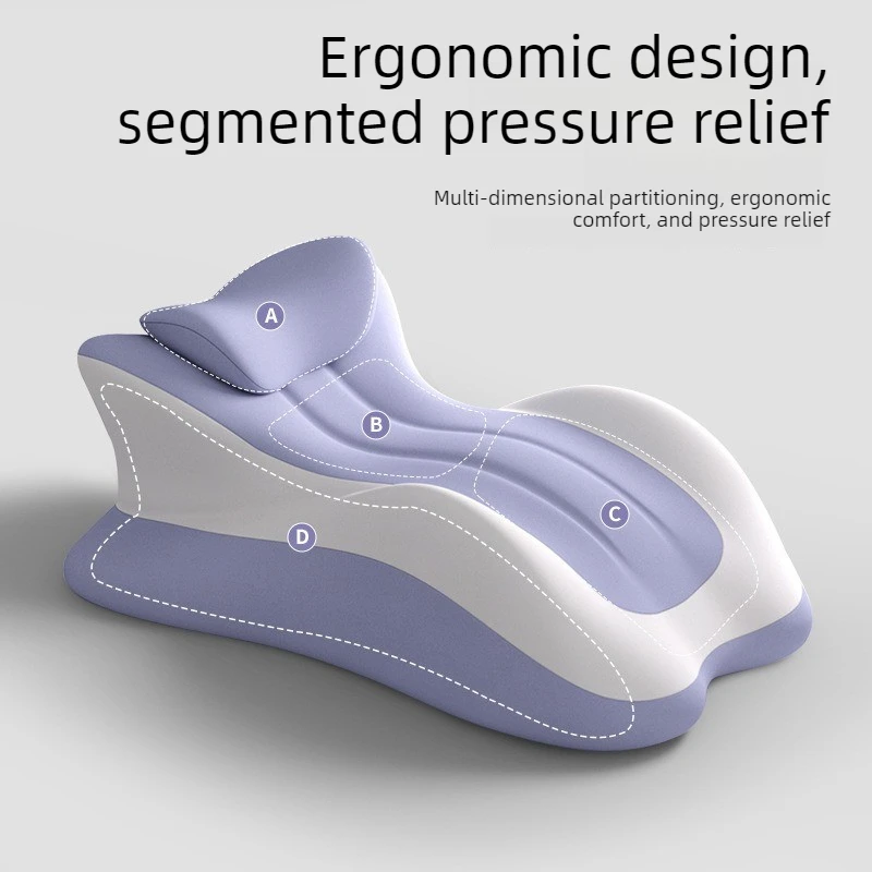 Memory Foam Bed Wedge Pillow Anti Snoring Acid Reflux Relief Neck Back Leg Pain Reading Sleeping Post Surgery Recovery Pillow