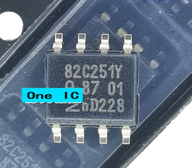 5pcs PCA82C251T PCA82C251Y 82C251Y 82C251 SOP8 CAN Bus Receiver Brand New Original Genuine Ic