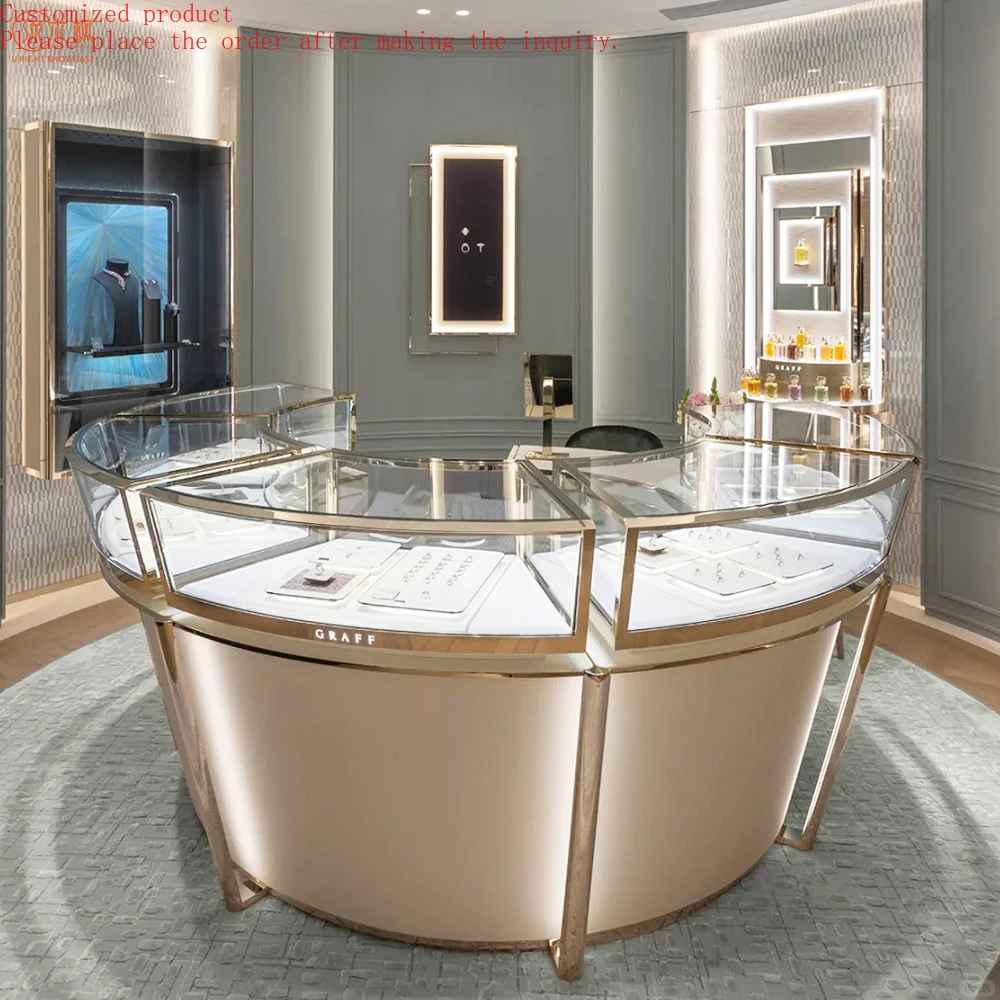 

Professional Wholesale Jewellery Display Cabinet Custom Glass Jewelry Showcase Manufacturer