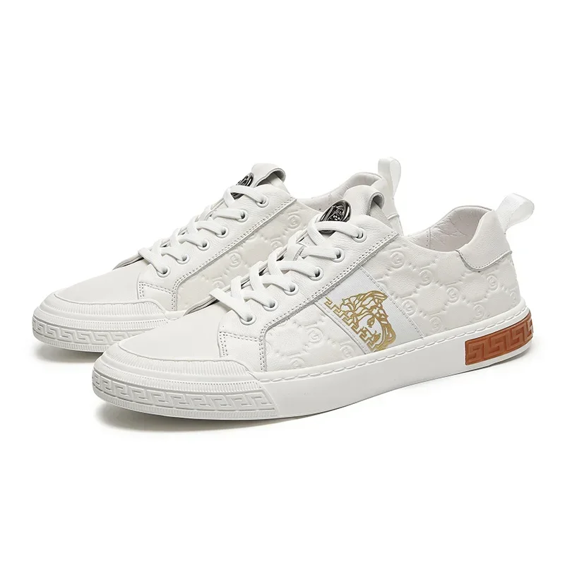 

The First Layer of Leather Shoes for Men Summer Breathable Deodorant Wear-resistant Soft Sole Casual Small White Men's Shoes