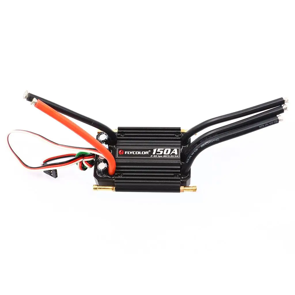 150A Waterproof Brushless ESC Electric Speed Controller High Load Motor Speed Control for RC Boat 2-6S