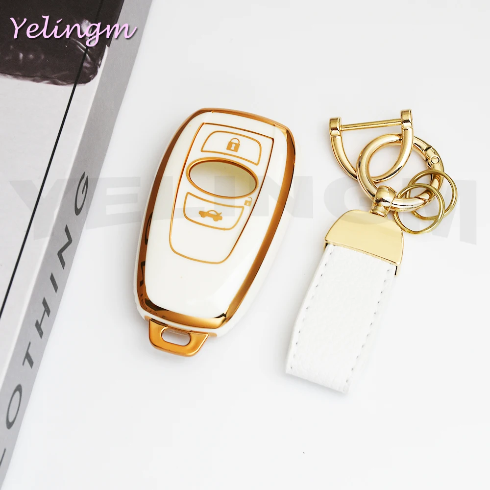 3 Buttons for Subaru XV BRZ WRX Legacy Impreza Forester Levorg TPU Key Case Fob Keyless Remote Key Cover Shell 2017 - 2023