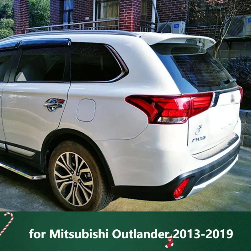 

New！ Gloss Black Spoiler for Mitsubishi Outlander 2013-2019 Rear Windshield Wing Trunk ABS Accessories