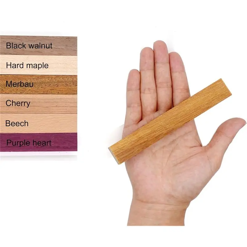 A01F-Wood Pen Blanks For Woodturning Burl-Black Walnut,Hard Maple,Merbau ,Cherry,Beech,Purple Heart