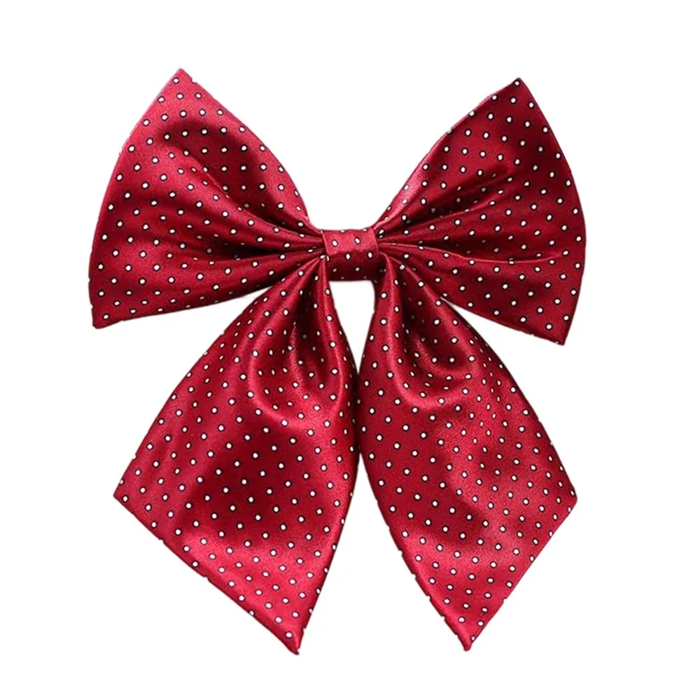 

Fashion Stripe Women Necktie Korean Style Adjustable Cravat Dots Uniform Shirt Ladies Neck Wear Bank Teller