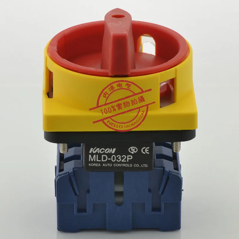 

Korea KACON master switch MLD-032PE MLD-020PE MLD-040PE MLD-063PE MLD-80PE MLD-100PE panel mount multi padlock handle 3P -5PCS
