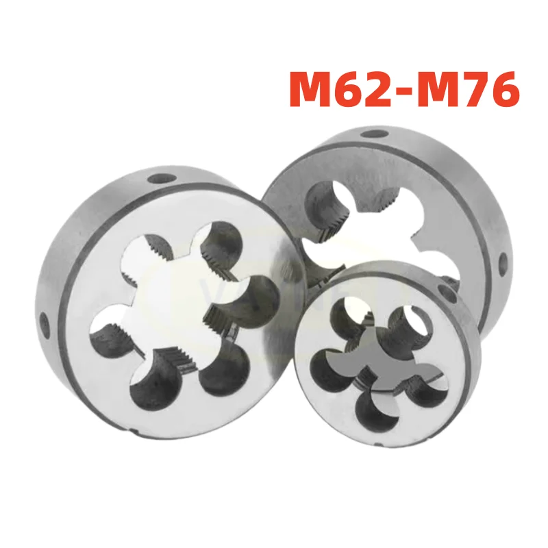 

1PCS Non-adjustable Round Die Alloy Steel M62M64M66M68M70M72M75M76 X1 1.5 1.75 1.25 2 3 2 4 5 6 Screw Threading Dies