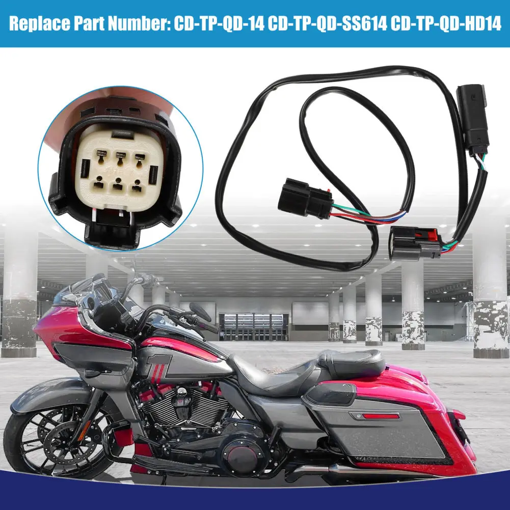 

Quick Disconnect Wiring Harness CD-TP-QD-14 For Electra Glide Ultra Limited FLHTK CVO Road Glide Custom FLTRXSE 2018-2019