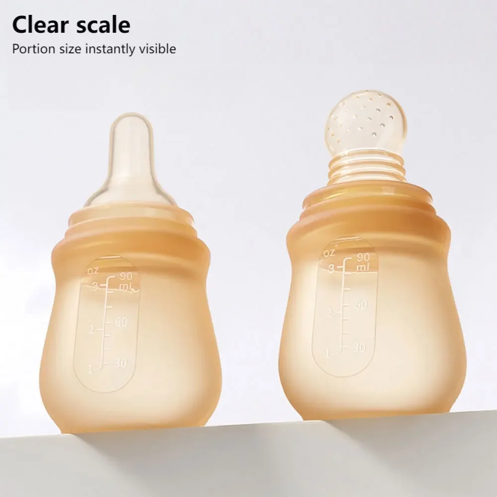 

Silicone Baby Rice Paste Squeeze Feeding Bottle Spoon Infant Food Supplement Feeder Rice Cereal Bottle Baby Feeding Tool