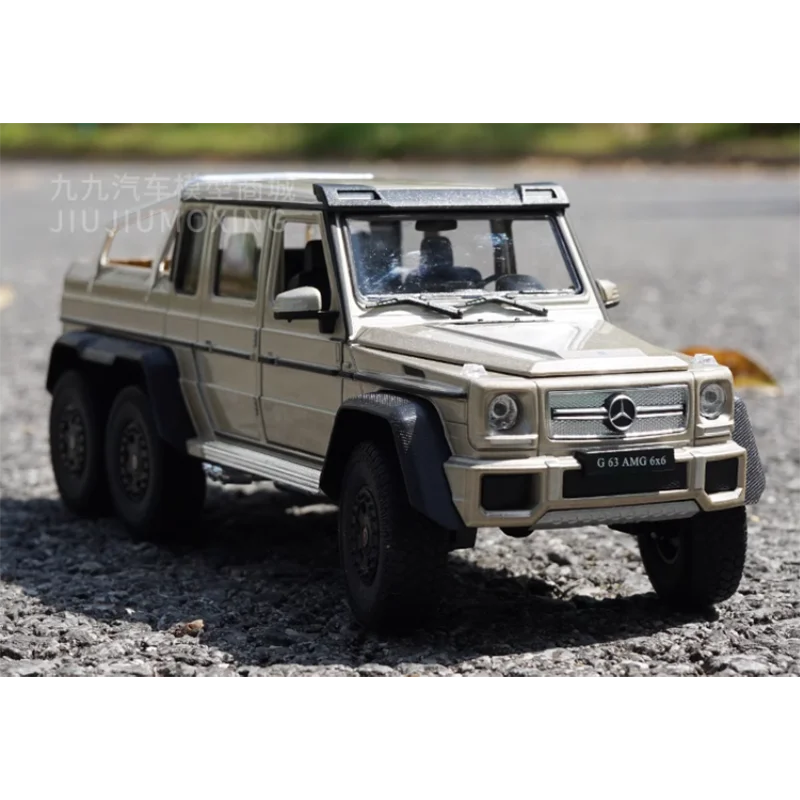 

Diecast 1:24 Scale Welly Benz G-Class G63 6 * 6 Off road Vehicle Alloy Car Model Finished Simulation Collection Gift Toys